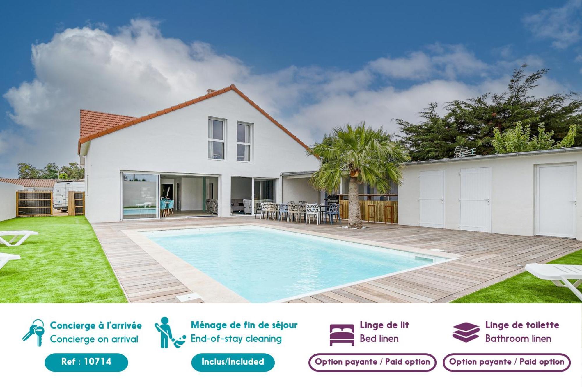 Magnifique Villa Pour Grande Famille A La Barre-De-Monts Exterior foto